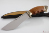 Нож "Егерь" кованая сталь 95х18. Рукоять бронза, Лайсвуд.