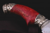 Нож "Казачий" сталь Bohler k 340. Рукоять стабилизированная карельская береза.