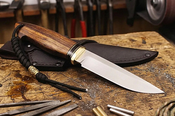 Нож "Соболь" Bohler К340, рукоять зебрано.