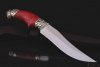 Нож "Казачий" сталь Bohler k 340. Рукоять стабилизированная карельская береза.