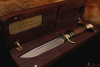 Финка НКВД, клинок Böhler k 340, подарочная шкатулка орех.