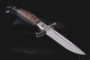 Складная "Финка НКВД" с красной звездой. Сталь Böhler N690. Рукоять карельская береза. 