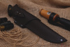 Нож "Тайга" Bohler K 340, карельская береза черная. 