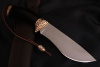 Нож "Егерь" клинок 95х18. Рукоять бронза, граб.